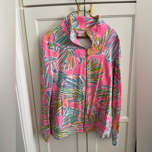 Lilly Pulitzer full zip sweatshirt size M